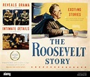 THE ROOSEVELT STORY, US poster, Franklin D. Roosevelt (right), top from ...