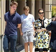 Patrick Schwarzenegger: Sunny Friday Stroll with Mom & Christopher ...