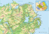 Irlanda do Norte | Mapas Geográficos da Irlanda do Norte - Enciclopédia ...
