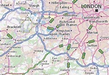 MICHELIN Walton-on-Thames map - ViaMichelin