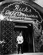 Interior set of Rick’s Café Américain on the set of “Casablanca” (1942)