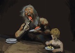 Chronos eating sushi with his son by 茶んた | Saturn Devouring His Son ...