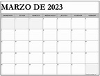 marzo de 2023 calendario gratis | Calendario marzo