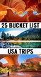 60 Bucket List USA Trip Ideas: Best Places to Visit in the US | Cool ...