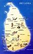 Large detailed travel map of Sri Lanka | Sri Lanka | Asia | Mapsland ...