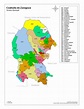 Mapa de Coahuila con nombres a color - Descarga ya!