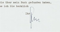 Albert Speer Autograph Signed Letter