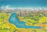 Lake Geneva, panorama map : r/MapPorn