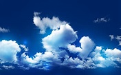 Blue Sky With Clouds Wallpaper (56+ images)