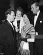 1956: film actor John Mills, his wife Mary Hayley Bell, film actress ...