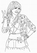 Dibujos de Hermosa Hannah Montana para Colorear para Colorear, Pintar e ...