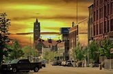 Downtown Bay City MI Photograph by BwP Fotography | Fine Art America