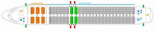 Sitzplan Airbus A320