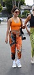 Vanessa Hudgens in Orange Workout Gear - West Hollywood 06/29/2021 ...