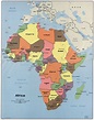 Map Of Africa With Country Names – Topographic Map of Usa with States