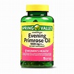 Spring Valley Women's Health Evening Primrose Oil Softgels, 1000mg, 75 ...