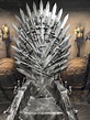 Iron Throne Game of Thrones Chair Life Size, Throne, Halloween, GOT ...