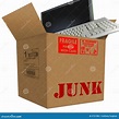 Junk Box stock illustration. Illustration of object, junk - 4151586