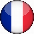 France Flag 3d Round Xl - France Flag Icon Png Clipart - Large Size Png ...