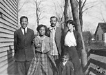 A lovely picture of an youthful Langston Hughes with his step father Homer Clark, mother Carrie ...