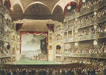 Interior of the Drury Lane theatre as it appeared before it was ...