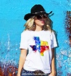 Texas T-Shirt, "Watercolor Texas", Ladies Graphic T-Shirt, Fashion Tee ...