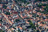 Luftbild Ilmenau - Stadtansicht vom Innenstadtbereich in Ilmenau im ...