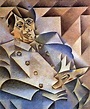 Juan Gris, Portrait de Pablo Picasso : tableau de et peinture de Gris
