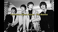 Tomorrow Never Knows - The Beatles (Subtitulado Español) - YouTube