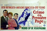 "SANGRE EN PRIMERA PAGINA" MOVIE POSTER - "THE STORY ON PAGE ONE" MOVIE ...