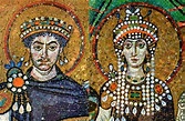 Theodora & Justinian: Reign of Equals | Byzantine art, Byzantine mosaic ...