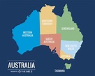 Mapa De Australia 015 - Descargar Vector