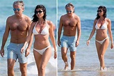 Ex-Manchester City boss Roberto Mancini steps out on beach with ...