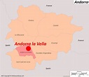 Andorra la Vella Map | Andorra | Detailed Maps of Andorra la Vella