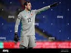 Wales goalkeeper Danny Ward during the 2022 FIFA World Cup Qualifying ...