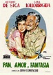 an old movie poster for the film pan amor y fantassa
