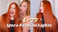 L-77 IGORA FASHION LIGHTS | COBRIZOS IGORA🥕 - YouTube