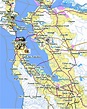 Map of San Francisco California Bay Area