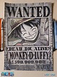 One Piece Wanted Poster Monkey D Luffy Free Shipping | Images and ...