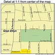 Glen Ellyn Illinois Street Map 1729756