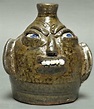 109: Georgia Pottery Face Jug by B. R. Holcomb