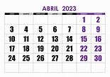 Calendario Abril De 2023 Para Imprimir 621ds Michel Zbinden Co ...
