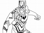 80+ Black Panther Coloring Pages Printable - Evelynin Geneva