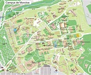 Campus de Moncloa of Complutense University Map - Complutense University Madrid Spain • mappery