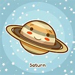 Como Dibujar El Planeta Saturno Kawaii Dibujos Kawaii Faciles | Images ...