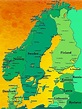 Mapa Noruega Y Suecia | Mapa Europa