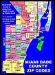Miami Zip Codes Map | Color 2018