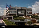 Slovak parliament building in Bratislava, Slovakia Stock Photo - Alamy