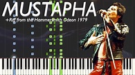 Queen - Mustapha + the 1979 Odeon Riff Piano/Karaoke *FREE SHEET MUSIC ...