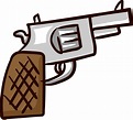 pistola de dibujo, ilustración, vector sobre fondo blanco 13776086 ...